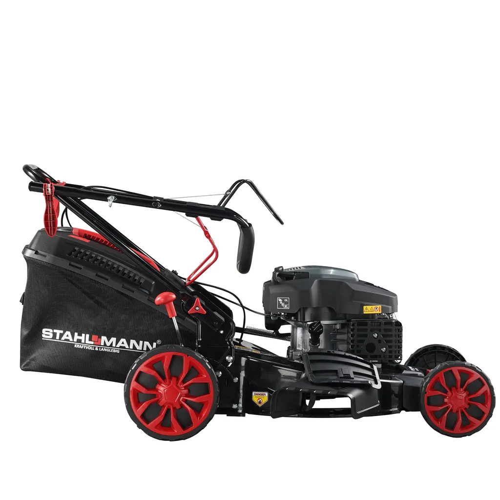 Albatros International STAHLMANN Rasenmäher Benzin Mit Antrieb BR530 – 6,0PS 4,4kW Benzin Rasenmäher Mit Antrieb, 53cm Schnittbreite, Mulchfunktion, Schnitthöhenverstellung, Easy Clean Anschluss, Große Räder, 60L Korb 7 Albatros International STAHLMANN Rasenmäher Benzin Mit Antrieb BR530 – 6,0PS 4,4kW Benzin Rasenmäher Mit Antrieb, 53cm Schnittbreite, Mulchfunktion, Schnitthöhenverstellung, Easy Clean Anschluss, Große Räder, 60L Korb – Bild 7