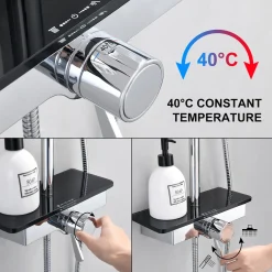 Aihom Duschsystem Mit Thermostat 40℃ Duscharmatur Duschset Mit Rainshower Handbrause Duschkopf Regendusche Dusche Armatur Duschpaneel Duschset Mit Regal 13 Aihom Duschsystem Mit Thermostat 40℃ Duscharmatur Duschset Mit Rainshower Handbrause Duschkopf Regendusche Dusche Armatur Duschpaneel Duschset Mit Regal -Garten- & Gewächshäuser Geschäft 4bbd38f2f33b57ca9aa34b01a178d094