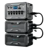 BLUETTI Stromerzeuger AC300 Mit 2 X B300 Erweiterungsbatterien, 6144Wh LiFePO4 Batterie Solargenerator Mit 6 X 3000W AC Steckdosen (6000W Spitzen), Tragbarer Powerstation Für Home Backup, Camping, Notfall,Stromversorgung,Stromspeicher