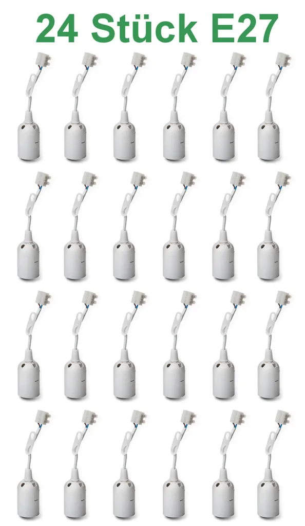 Edi-tronic Baustellenfassung Weiß E27 230V Max. 60W Baufassung Lampenfassung Fassung 2 Edi-tronic Baustellenfassung Weiß E27 230V Max. 60W Baufassung Lampenfassung Fassung – Bild 2