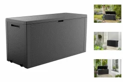 Keter Emily Aufbewahrungsbox 280 L Graphit Box Gartenbox Kunststoff -Garten- & Gewächshäuser Geschäft 4c2fbdad639ceecfc95ccfe1a5f5d579