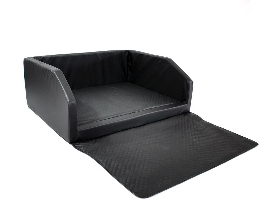 Mayaadi Home Hundebett Kofferraum Bett Schwarz L (100x80x38cm) Travel Autohundebett Schutzdecke Kunst Leder Autositz 5 Mayaadi Home Hundebett Kofferraum Bett Schwarz L (100x80x38cm) Travel Autohundebett Schutzdecke Kunst Leder Autositz – Bild 5
