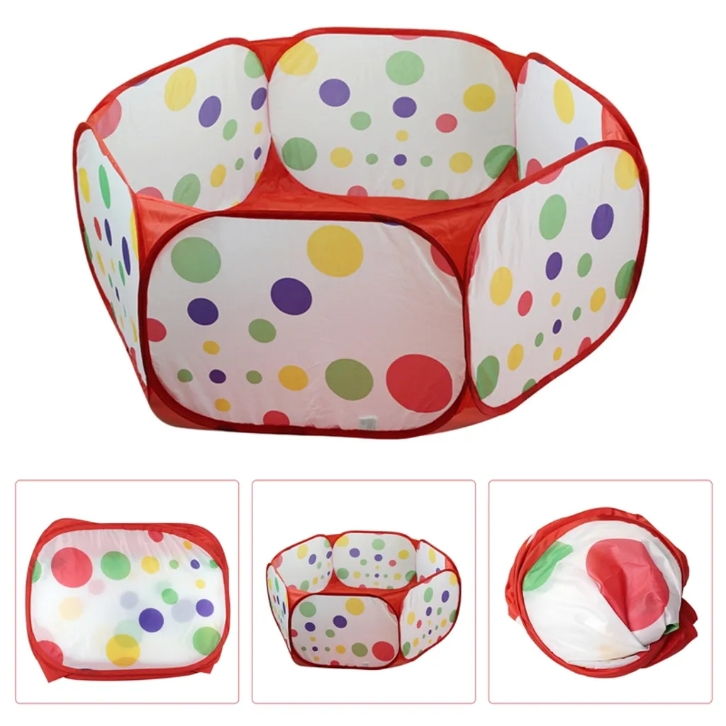 Stretoey Haustierzaun, Tragbarer Faltbar Dot Hamster Gehege, Kleiner Mittelgroßer Tierkäfig Sicherer Laufstall Für Hamster Meerschweinchen, 80x40cm, Rot Kleintier-Gehege 3 Stretoey Haustierzaun, Tragbarer Faltbar Dot Hamster Gehege, Kleiner Mittelgroßer Tierkäfig Sicherer Laufstall Für Hamster Meerschweinchen, 80x40cm, Rot Kleintier-Gehege – Bild 3