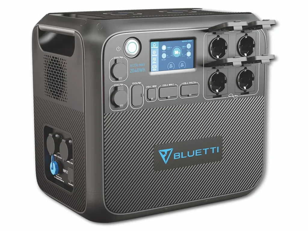 Bluetti Powerstation AC200Max, 2200 W 2 Bluetti Powerstation AC200Max, 2200 W – Bild 2