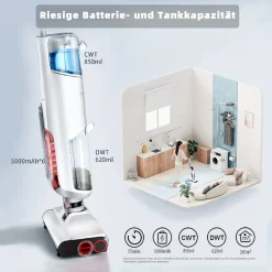 Roborock Dyad Nass- Und Trockensauger Staubsauger 260W 5000mAh Multi-Bürste LED Anzeige 28 Roborock Dyad Nass- Und Trockensauger Staubsauger 260W 5000mAh Multi-Bürste LED Anzeige -Garten- & Gewächshäuser Geschäft 4c4f709bd13190657c612201032a3fa9