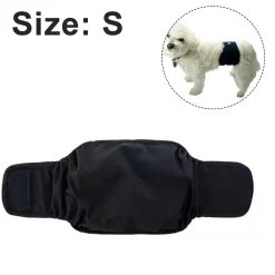 Mmgoqqt Dog Cinch (3er-Pack) – Super Saugfähiges Hundetuch Für Herren, Waschbar – Wiederverwendbare Hundewindel Für Herren,Schwarz,S