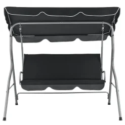 Juskys Hollywoodschaukel 3-Sitzer Mit Dach & Sitzauflage – Gartenschaukel 200 Kg Belastbar – Schaukelbank Für Garten & Terrasse - Grau -Garten- & Gewächshäuser Geschäft 4ca8a6a77b649e58bf4eccff063ae64e