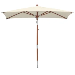 Anndora Sonnenschirm 2,5x1,5m Eckig Knickbar Natural - Natural -Garten- & Gewächshäuser Geschäft 4cdcb4fcbd896605a35d0d192ccc3071