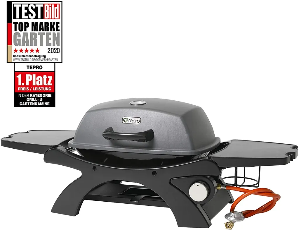 TEPRO Tisch-Gasgrill "Abington", 1-Brenner Mit Seitenablagen-anthrazit/schwarz-3142N 27 TEPRO Tisch-Gasgrill "Abington", 1-Brenner Mit Seitenablagen-anthrazit/schwarz-3142N – Bild 27