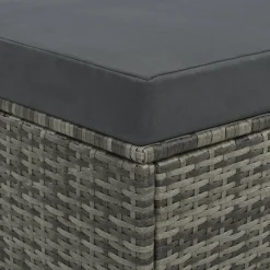 VidaXL 2-tlg. Garten-Lounge-Set Mit Auflagen Poly Rattan Grau -Garten- & Gewächshäuser Geschäft 4d044017a9c6e6371a7f989f3fc1a979