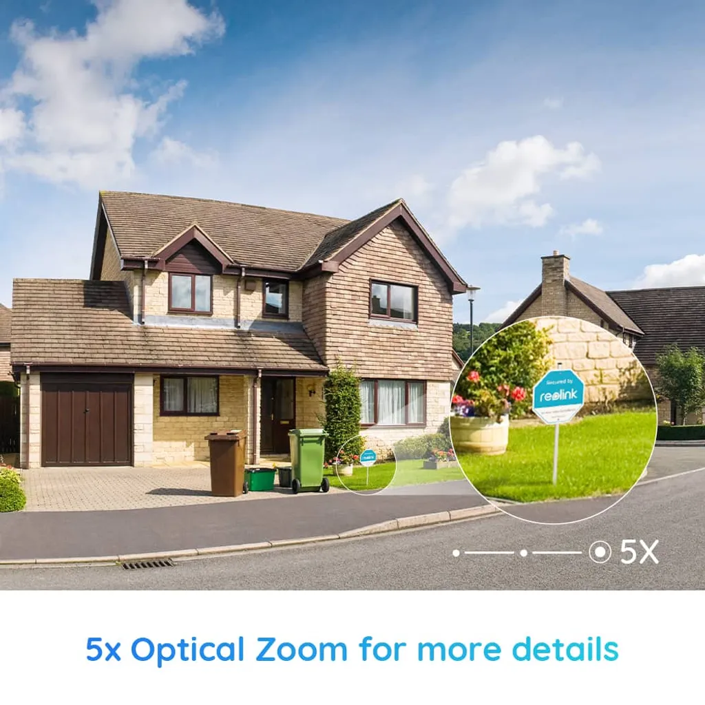 Reolink 4K PTZ PoE Überwachungskamera Aussen Mit Spotlight, Personen-/Fahrzeug-/Tiererkennung, 360° Schwenk 90° Neige, 5X Optischem Zoom, Farbnachtsicht, Auto-Tracking, 2-Wege-Audio, Outdoor IP Kamera, RLC-823A 13 Reolink 4K PTZ PoE Überwachungskamera Aussen Mit Spotlight, Personen-/Fahrzeug-/Tiererkennung, 360° Schwenk 90° Neige, 5X Optischem Zoom, Farbnachtsicht, Auto-Tracking, 2-Wege-Audio, Outdoor IP Kamera, RLC-823A – Bild 13