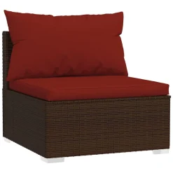VidaXL 10-tlg. Garten-Lounge-Set Mit Kissen Poly Rattan Braun -Garten- & Gewächshäuser Geschäft 4d3848c749a1007b615ae82052c86064