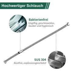 Homelody Küchenarmatur Kaltwasserhahn 304 Edelstahl Wasserhahn Küche Nur Kaltwasser 2 Strahlen Spültischarmatur Mit Flexiblem Hals Armatur Küche 15 Homelody Küchenarmatur Kaltwasserhahn 304 Edelstahl Wasserhahn Küche Nur Kaltwasser 2 Strahlen Spültischarmatur Mit Flexiblem Hals Armatur Küche -Garten- & Gewächshäuser Geschäft 4d4a2451602ca3d66bf3be3672994731