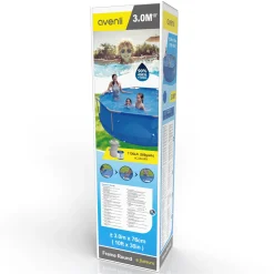 Avenli® Frame Pool Set 300 X 76 Cm, Aufstellpool Rund, Mit Pumpe, Blau -Garten- & Gewächshäuser Geschäft 4d6aece5365c3dff62ed33e16155a0ee