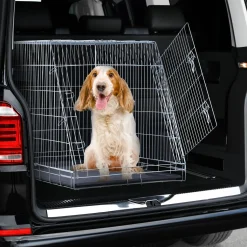 Relaxdays Faltbarer Hundekäfig Mit Boden -Garten- & Gewächshäuser Geschäft 4d77a1ec281c8a3979f1b7c051cb28fe