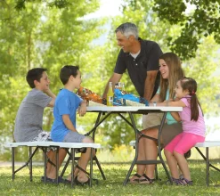 Lifetime Kunststoff Bierzeltgarnitur 3-teilig | Weiß | 183x70x74 Cm -Garten- & Gewächshäuser Geschäft 4d94f1c8ae866dbeedaf2f6720605234