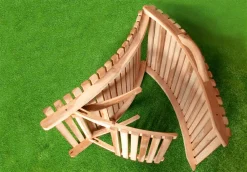 VCM Strandliege Faltbar Sonnenliege Gartenliege Liege Teakholz Faltliege -Garten- & Gewächshäuser Geschäft 4d9ad8863360bfaefedb36b63693579e