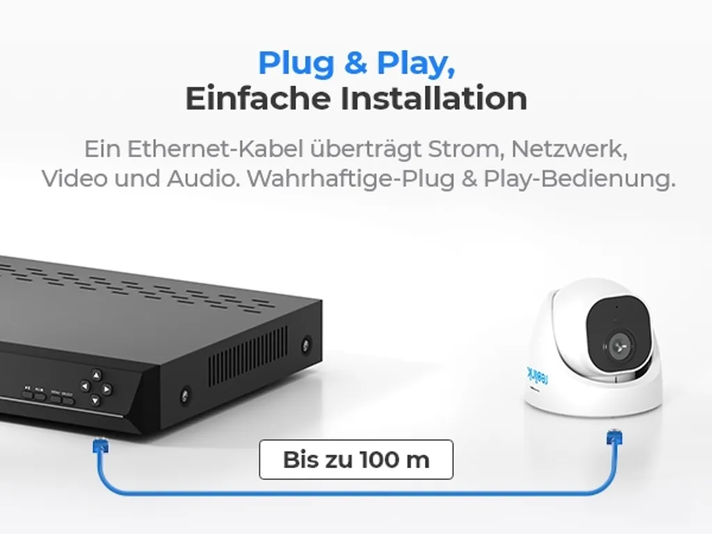 Reolink 4K Überwachungskamera Aussen Set, 8CH Videoüberwachung Mit 4X 8MP PoE IP Kamera Und 2TB HDD NVR Für 24/7 Aufnahme Innen Outdoor, Personenerkennung Und Fahrzeugerkennung, IP66, RLK8-800D4-A 7 Reolink 4K Überwachungskamera Aussen Set, 8CH Videoüberwachung Mit 4X 8MP PoE IP Kamera Und 2TB HDD NVR Für 24/7 Aufnahme Innen Outdoor, Personenerkennung Und Fahrzeugerkennung, IP66, RLK8-800D4-A – Bild 7