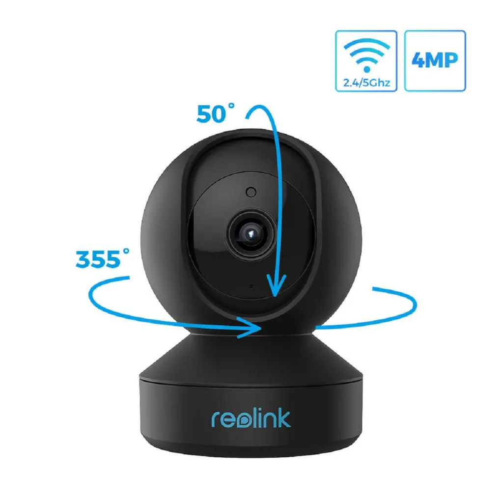 Reolink WLAN Überwachungskamera Innen 4MP, Schwenkbare IP-Kamera Indoor Mit Auto-Tracking, Personen-/Haustiererkennung, 2,4/5GHz WiFi, 2-Wege-Audio, IR-Nachtsicht, SD-Kartenslot, E1 Pro (Schwarz Und Weiß), 4 Stück 6 Reolink WLAN Überwachungskamera Innen 4MP, Schwenkbare IP-Kamera Indoor Mit Auto-Tracking, Personen-/Haustiererkennung, 2,4/5GHz WiFi, 2-Wege-Audio, IR-Nachtsicht, SD-Kartenslot, E1 Pro (Schwarz Und Weiß), 4 Stück – Bild 6