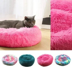 FAYECOM Hundebett Tierbtt Katzenbett Hundesofa Katzensofa Kissen Flauschig, Weich U. Waschbar Für Katzen Hunde 60CM-Cyan -Garten- & Gewächshäuser Geschäft 4dbe287d830e0ae7ed5054e7a6fe8cda