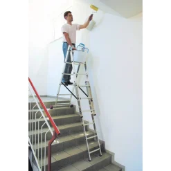 KRAUSE Corda VielzweckLeiter Mit Treppenfunktion 3 X 6 Sprossen Arbeitshöhe 4,55m -Garten- & Gewächshäuser Geschäft 4e7955ab88ca32d4886e18e78892332e