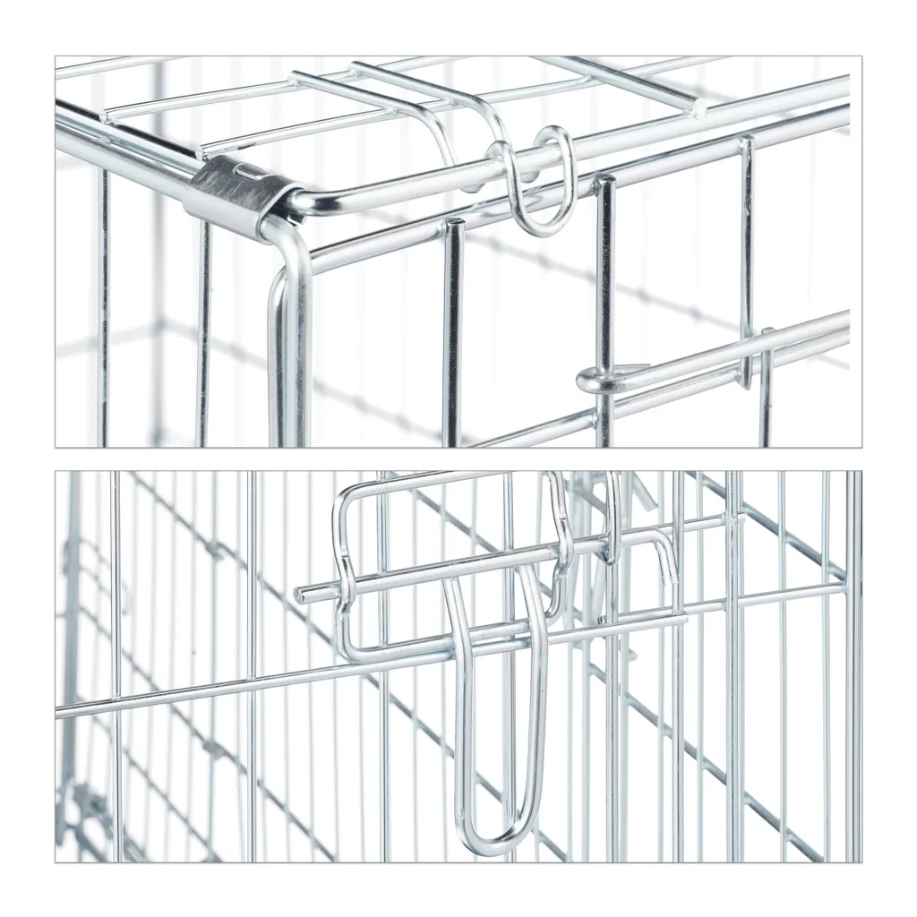 Relaxdays Faltbarer Hundekäfig Für Zuhause 6 Relaxdays Faltbarer Hundekäfig Für Zuhause – Bild 6