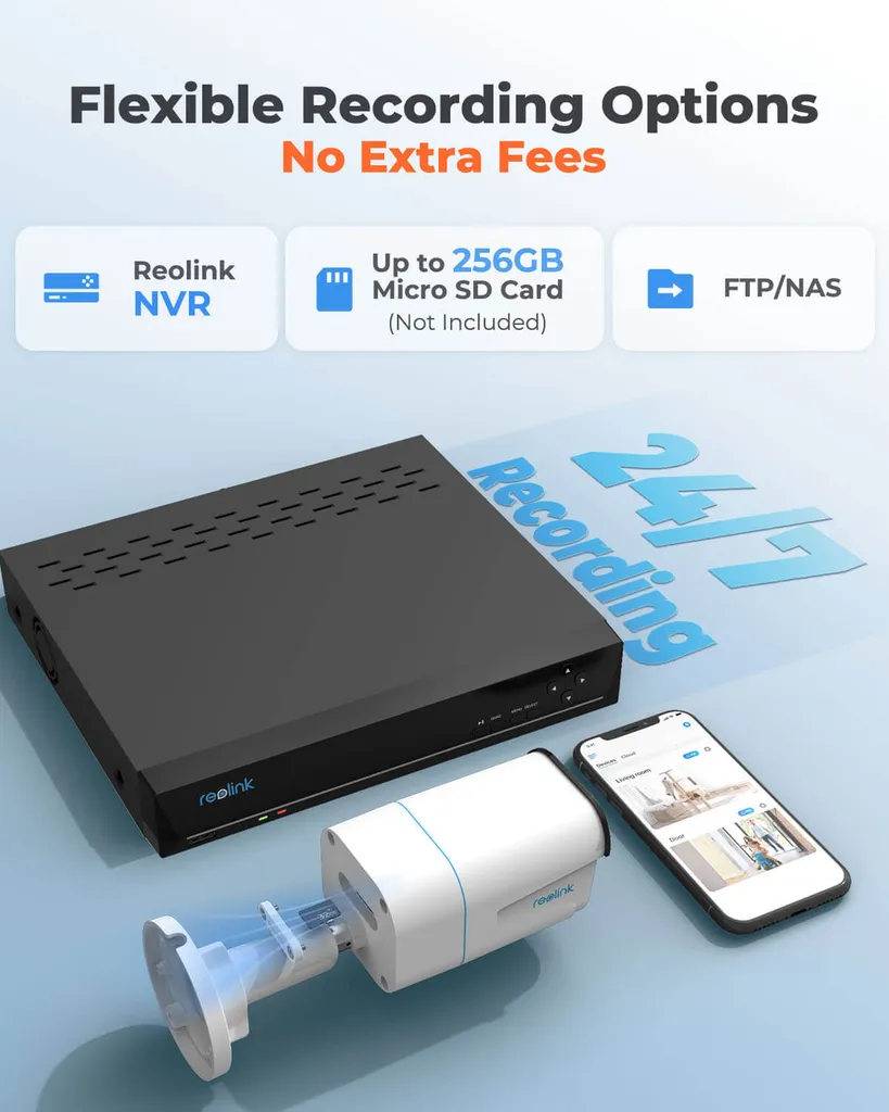 Reolink 4K Smarte PoE Überwachungskamera Aussen Mit Personen-/Fahrzeug-/Tiererkennung, 8MP IP Kamera Mit Audio Und Micro SD Kartensteckplatz, IR Nachtsicht, IP66 Wasserfest, Zeitraffer, RLC-810A 8 Reolink 4K Smarte PoE Überwachungskamera Aussen Mit Personen-/Fahrzeug-/Tiererkennung, 8MP IP Kamera Mit Audio Und Micro SD Kartensteckplatz, IR Nachtsicht, IP66 Wasserfest, Zeitraffer, RLC-810A – Bild 8