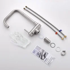 CECIPA Küche Wasserhahn, 360° Falten Drehbar Küchenarmatur, Vorfenster Armatur, Unterfenster Spültischarmatur, Passt Nicht Durchlauferhitzer -Garten- & Gewächshäuser Geschäft 4eb2bd7441da2cf6c631997123b34aba