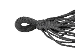 Beliani Hängematte Grau Aus Baumwolle Und Polyester Mit Fransen Handgewebt UV-Beständig Romantisch Garten Camping Outdoor -Garten- & Gewächshäuser Geschäft 4eb478cef820a11241120d07b5fc31d6