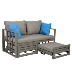 Greemotion Sofa Nassau, Alu, Beige