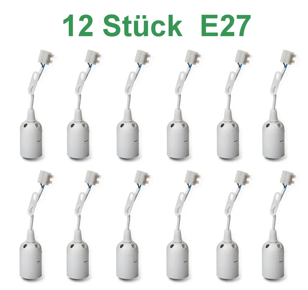 Edi-tronic Baustellenfassung Weiß E27 230V Max. 60W Baufassung Lampenfassung Fassung 2 Edi-tronic Baustellenfassung Weiß E27 230V Max. 60W Baufassung Lampenfassung Fassung – Bild 2