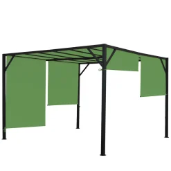 Mendler Pergola Baia, Garten Pavillon Terrassenüberdachung, Stabiles 6cm-Stahl-Gestell + Schiebedach Grün 3x4m 18 Mendler Pergola Baia, Garten Pavillon Terrassenüberdachung, Stabiles 6cm-Stahl-Gestell + Schiebedach Grün 3x4m -Garten- & Gewächshäuser Geschäft 4ede1b0103f592a316105f3c3150d709
