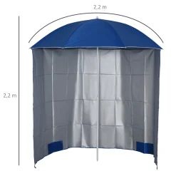 Outsunny Sonnenschirm Strandschirm Sonnenschutz Mit Seitenwand Strand Polyester Blau 2,2 X H2,2m 10 Outsunny Sonnenschirm Strandschirm Sonnenschutz Mit Seitenwand Strand Polyester Blau 2,2 X H2,2m -Garten- & Gewächshäuser Geschäft 4f115e826d87a824e26a5d670440fa62