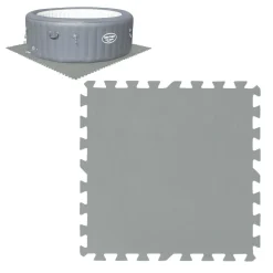 Bestway® Flowclear™ Pool-Bodenschutzfliesen Set, 9 Stück á 50 X 50 Cm, Grau -Garten- & Gewächshäuser Geschäft 4f77c11c59797046733769779b36f73f