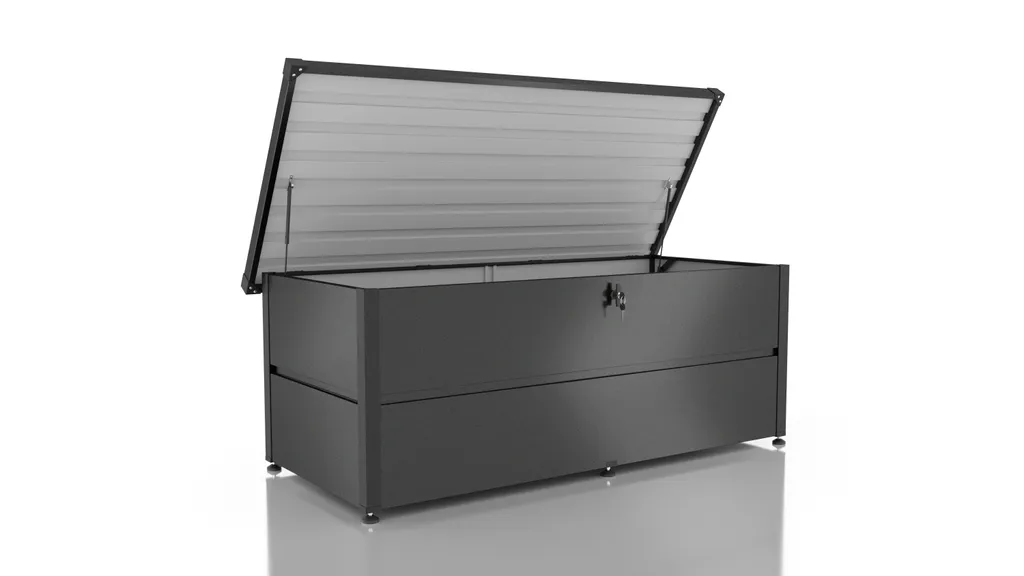 ILESTO GmbH ILESTO Aufbewahrungsbox Mit Schloss Ben Anthrazit 1 ILESTO GmbH ILESTO Aufbewahrungsbox Mit Schloss Ben Anthrazit