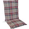 Kettler Polen RelaxXL Gartenstuhlauflage Für Hochlehner CARLITO Karo-Bunt 120x50x6cm 2 Stück