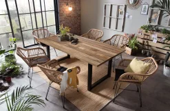 Möbilia Gartensessel 2er-Set Aus Polyrattan |inklusive Sitzkissen | B 58 X T 59 X H 80 Cm | Natur-schwarz | 10020007 | Serie GARTEN -Garten- & Gewächshäuser Geschäft 4fd62fec1a9c38425977ffb0ccdfd345