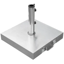 Anndora Sonnenschirmständer 40kg Rollbar Mit Handgriff Max. 48mm