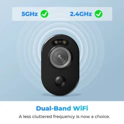 Reolink 4MP Akku 2,4/5GHz WLAN IP-Überwachungskamera Aussen Mit Personen-/Fahrzeugerkennung, Spotlight, Farbnachtsicht, PIR-Sensor, Zeitraffer, 2-Wege-Audio, Argus 3 Pro (Schwarz) -Garten- & Gewächshäuser Geschäft 4ff581ee6a85ea283dc9bc2bb75fd84d