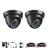 ZOSI 2X Full HD 1080P Außen Dome Video Überwachungskamera Set Mit Kabel Und Netzteil Für 2MP TVI DVR System