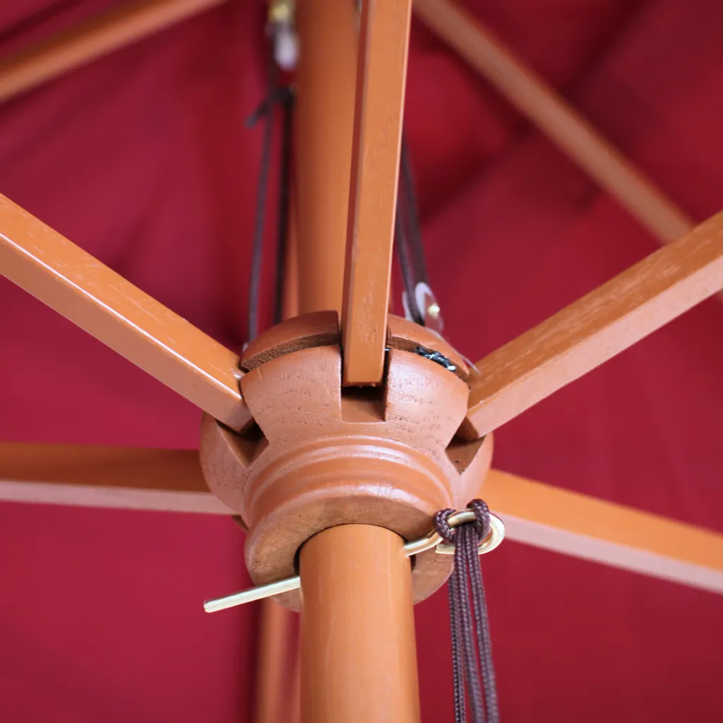 Mendler Sonnenschirm Florida, Gartenschirm Marktschirm, 2x3m Polyester/Holz 6kg Anthrazit 4 Mendler Sonnenschirm Florida, Gartenschirm Marktschirm, 2x3m Polyester/Holz 6kg Anthrazit – Bild 4