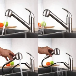 Homelody Wasserhahn Küche Ausziehbar Küchenarmatur Mit Herausziehbarer Brause Spültischarmatur Mischbatterie Küche 2 Strahlarten Armatur Küche 12 Homelody Wasserhahn Küche Ausziehbar Küchenarmatur Mit Herausziehbarer Brause Spültischarmatur Mischbatterie Küche 2 Strahlarten Armatur Küche -Garten- & Gewächshäuser Geschäft 50942e7b801449810c48aebb1037aab8