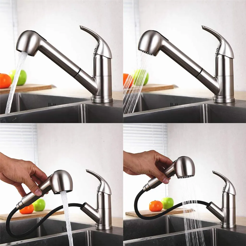 Homelody Wasserhahn Küche Ausziehbar Küchenarmatur Mit Herausziehbarer Brause Spültischarmatur Mischbatterie Küche 2 Strahlarten Armatur Küche 3 Homelody Wasserhahn Küche Ausziehbar Küchenarmatur Mit Herausziehbarer Brause Spültischarmatur Mischbatterie Küche 2 Strahlarten Armatur Küche – Bild 3