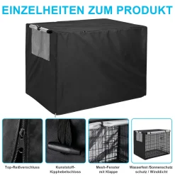 PMS Hundekäfig Abdeckung 210D Oxford Hundegitterbox Schutzhülle Wasserdicht Abdeckplane, 109x74x76cm 8 PMS Hundekäfig Abdeckung 210D Oxford Hundegitterbox Schutzhülle Wasserdicht Abdeckplane, 109x74x76cm -Garten- & Gewächshäuser Geschäft 50db118c4096d0e43068dd4084ef5468