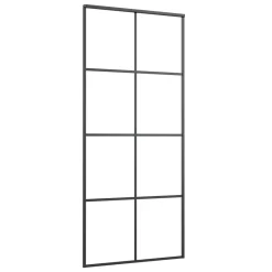 VidaXL Schiebetür Aluminium Und ESG Glas 90x205 Cm Schwarz -Garten- & Gewächshäuser Geschäft 511d4137b50be6a8c120551a3c60e93d
