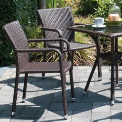 Siena Garden Gartensessel / Stapelsessel Minas Polyrattan Alu Maron -Garten- & Gewächshäuser Geschäft 5128d0e6bb755990bb3817a2137bc150