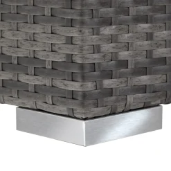 Tectake 2 Sonnenliegen Rattan Mit Aluminiumgestell Und Tisch Inkl. Schutzhülle - Grau -Garten- & Gewächshäuser Geschäft 515172f39b3acbc7786bdc09572dbee4