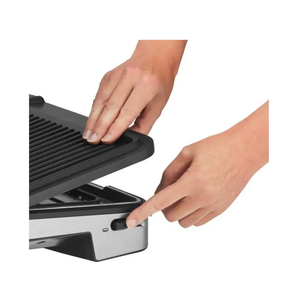 WMF Profi Plus Kontaktgrill Perfection, Elektrogrill 2000 W, 6 Programme, Sensor-Technologie, Beschichtete Platten, Panini Grill, Edelstahl Matt 4 WMF Profi Plus Kontaktgrill Perfection, Elektrogrill 2000 W, 6 Programme, Sensor-Technologie, Beschichtete Platten, Panini Grill, Edelstahl Matt – Bild 4