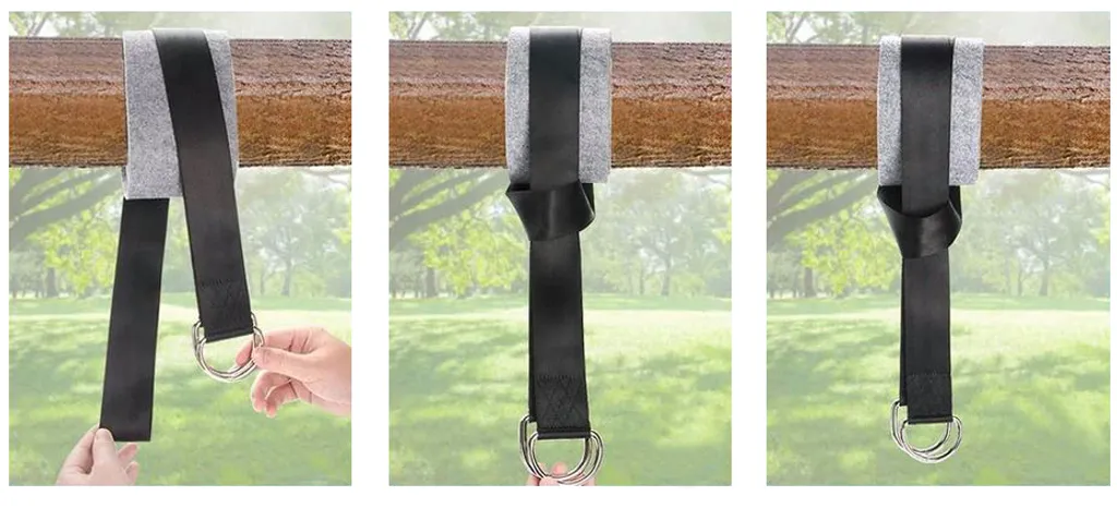 Iso Trade Hängematte Schaukel Befestigung Set Hängesessel Babyschaukel Befestigung Polyester Gurte Mit Karabiner & Baumschutz 12116 8 Iso Trade Hängematte Schaukel Befestigung Set Hängesessel Babyschaukel Befestigung Polyester Gurte Mit Karabiner & Baumschutz 12116 – Bild 8