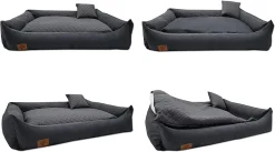 Odol-plusz Hundebett Für Große Hunde - Hundesofa Mit Wendekissen 120x85cm [ Graphit ] EU & ® -Garten- & Gewächshäuser Geschäft 51e3fc9ae3241b4e9f8b6d1397648bb6